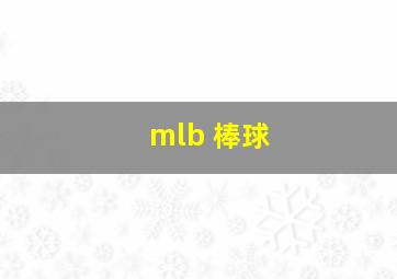 mlb 棒球